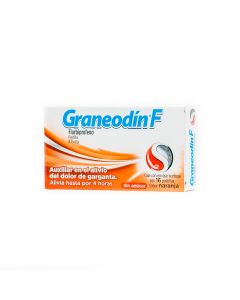 GRANEODIN F 8.75 MG 16 PASTILLAS SABOR NARANJA