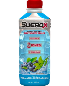 SUEROX 8IONES MORA AZUL 630 ML