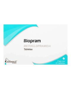 BIOPRAM 10 MG 20 TABLETAS