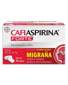 CAFIASPIRINA FORTE 650 MG/65 MG 24 TABLETAS