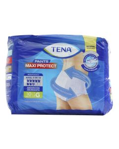 PAÑAL PARA ADULTO TENA PANTS GRANDE 10 PZAS