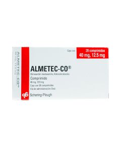 ALMETEC-CO 40 MG/12.5 MG 28 COMPRIMIDOS