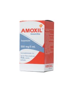 AMOXIL PEDIATRCO 500 MG/5 ML SUSPENSION 75 ML