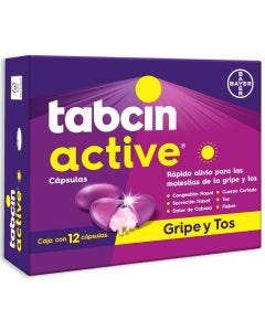 TABCIN ACTIVE ANTIGRIPAL 12 CAPSULAS