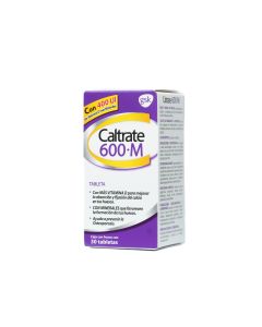CALTRATE 600+M 30 TABLETAS
