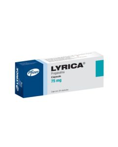 LYRICA 75 MG 28 TABLETAS