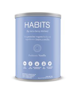  HABITS PROTEÍNA VEGANA SABOR VAINILLA 488 GR 