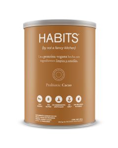  HABITS PROTEINA VEGANA SABOR CACAO 488 GR 