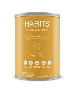  HABITS PROTEÍNA VEGANA SABOR MACA CACAO 488 GR 
