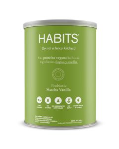  HABITS PROTEÍNA VEGANA SABOR MATCHA VAINILLA 488 GR 