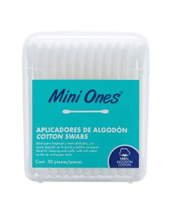APLICADORES DE ALGODON MINI ONES 50 PZS