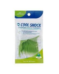 PALILLO CON HILO DENTAL FLOSSERS COOL SHOCK 20 PZ