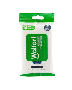 TOALLITAS HUMEDAS ANTIBACTERIAL WALFOR 12 PZS