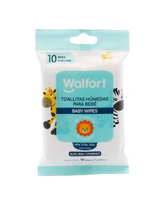 TOALLITA HUMEDA PARA BEBE WALFORT 10 PZS