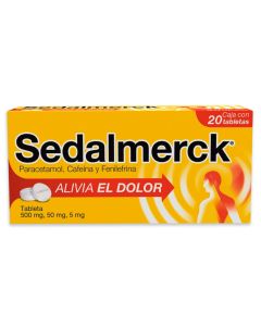 SEDALMERCK 500 MG 20 TABLETAS