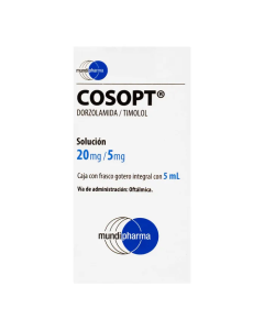 COSOPT 20 MG/5 MG SOLUCION 5 ML 