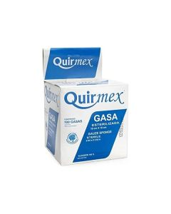 GASA ESTERIL QUIRMEX 10CMX10CM 100 PIEZAS