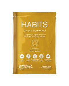  HABITS PROTEÍNA  VEGANA SABOR MACA CACAO SOBRE INDIVIDUAL 30.8 GR 