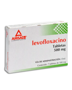 LEVOFLOXACINO 500 MG 7 TABLETAS