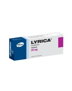 LYRICA 25 MG 28 CAPSULAS 