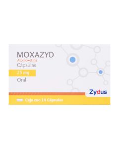 MOXAZYD 25 MG 14 CAPSULAS