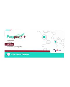 PARKPEX XR 0.375 MG 10 TABLETAS 