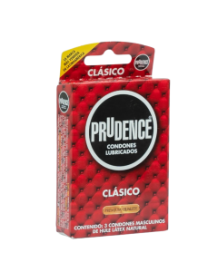 PRESERVATIVOS PRUDENCE CLASICO 3 PIEZAS