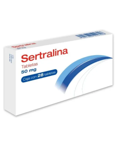 SERTALINA 50 MG 28 TABLETAS 