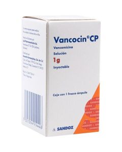 VANCOCIN CP 1 G SOLUCION INYECTABLE 