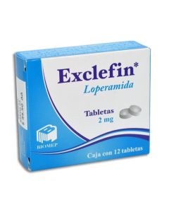 EXCLEFIN 2 MG 12 TABLETAS