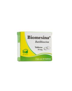 BIOMESINA 10 MG 10 TABLETAS