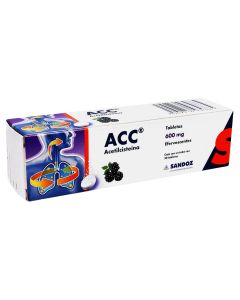 ACC 600 MG 20 TABLETAS EFERVESCENTES