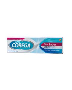 CREMA ADHESIVA PARA PRETESIS DENTALES COREGA SIN SABOR 40 GR