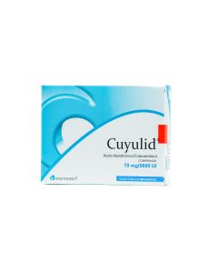 CUYULID 5600 UI/70 MG 4 COMPRIMIDOS