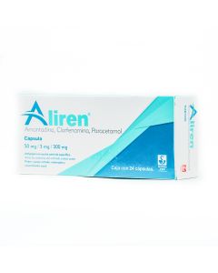 ALIREN 50 MG/3 MG/300 MG 24 CAPSULAS