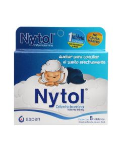 NYTOL 50 MG 8 TABLETAS