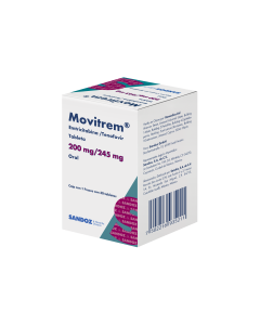 MOVITREM 245 MG/200 MG 30 TABLETAS