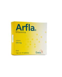 ARFLA 550 MG 15 TABLETAS