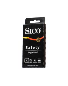 PRESERVATIVO SICO SAFETY FEEL 3 PZAS