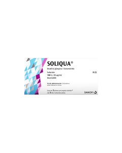 SOLIQUA 100 U 33MCG/ML 1 PLUMA PRECARGADA CON 3 ML