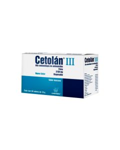 CETOLAN III SABOR MANZANA 30 SOBRES DE 10 GR