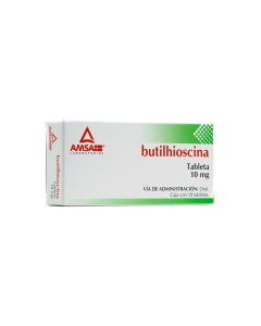 BUTILHIOSCINA 10 MG 10 TABLETAS