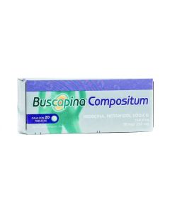 BUSCAPINA COMPOSITUM 10 MG/250 MG 20 TABLETAS