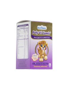 POLY-VI-GOMIS VITAMINAS Y MINARALES 60 GOMITAS MASTICABLES