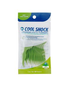 PALILLO CON HILO DENTAL FLOSSERS COOL SHOCK 20 PZ