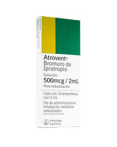 ATROVENT 500 MCG/2 ML 10 AMPOLLETAS 2 ML