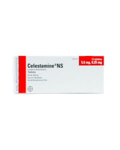 CELESTAMINE NS 5 MG/0.25 MG 10 TABLETAS