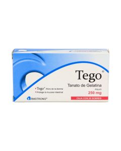 TEGO 250 MG POLVO 20 SOBRES