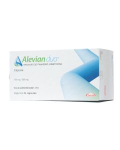 ALEVIAN DUO 100 MG/300 MG 64 CAPSULAS