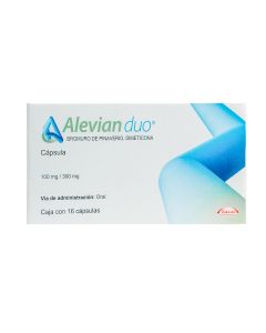 ALEVIAN DUO 100 MG/300 MG 16 CAPSULAS